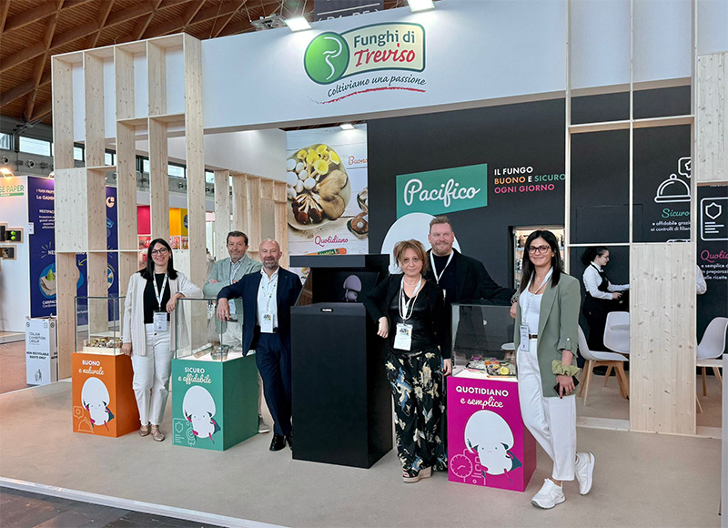 Il team Consorzio Funghi di Treviso